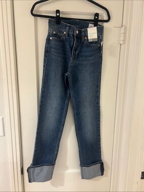 NEVER WORN, WITH TAGS—GAP Boyfriend Jeans in Dark Blue Denim